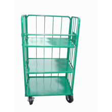 Metal Warehouse Storage Foldable Heavy Duty Roll Cage